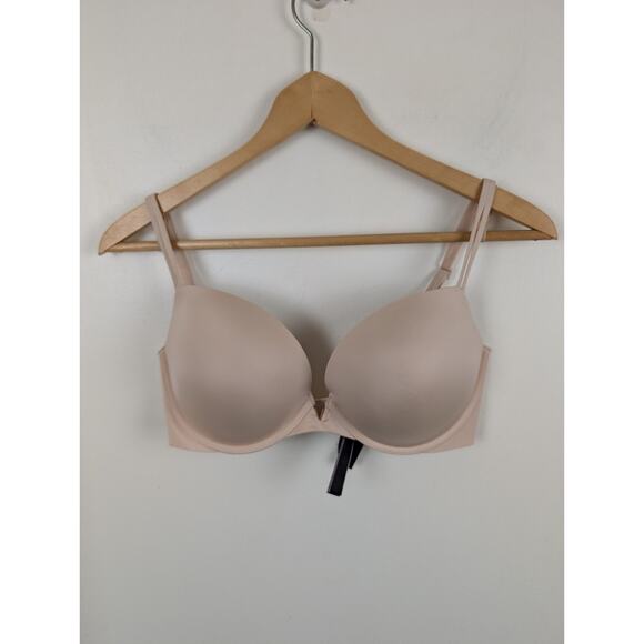 Victoria's Secret 34DD Beige Nude Push Up Bra Side Smoothing Padded - Picture 1 of 11